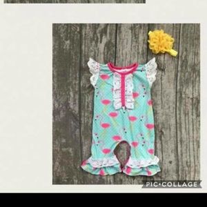 Brand new boutique baby rompers for girls